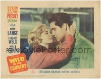 1t1364 WILD IN THE COUNTRY LC #2 1961 close up of Elvis Presley & pretty Tuesday Weld about to kiss!
