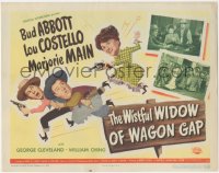 1t1109 WISTFUL WIDOW OF WAGON GAP TC 1947 Bud Abbott & Lou Costello chased by Majorie Main!