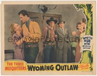 1t1367 WYOMING OUTLAW LC 1939 John Wayne w/ Pamela Blake, Yakima Canutt, Mason, Three Mesquiteers!