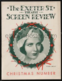 1t0064 SCREEN REVIEW exhibitor magazine December 1930 Mary Brian on the Christmas issue cover!