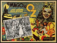 1t0456 WIZARD OF OZ Mexican LC R1990s Ray Bolger threatens tree grabbing Judy Garland!