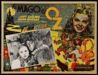 1t0454 WIZARD OF OZ Mexican LC R1990s great close up of Judy Garland & Ray Bolger in disguise!