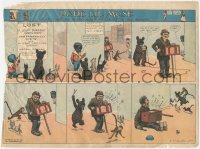 1t0079 RICHARD F. OUTCAULT New York Herald newspaper comic 1901 Pore Lil Mose too busy for mammy!