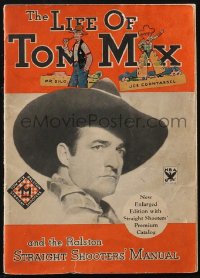 1t0469 TOM MIX 5x7 booklet 1933 The Life of Tom Mix and the Ralston Straight Shooters Manual!