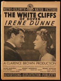 1t2059 WHITE CLIFFS OF DOVER pressbook 1944 pretty Irene Dunne & Alan Marshal, very rare!