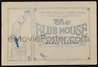 1t0510 BLUE MOUSE program 1914 starring favorite American star comedienne Madge Lessing, ultra rare!