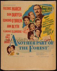 1t1607 ANOTHER PART OF THE FOREST WC 1948 Fredric March, Ann Blyth, from Lillian Hellman play, rare!