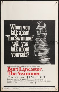 1t1680 SWIMMER WC 1968 Burt Lancaster, directed by Frank Perry, will you talk about yourself?
