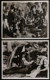 1t1007 AS YOU LIKE IT 4 11.25x14 stills R1949 Sir Laurence Olivier in Shakespeare's romantic comedy!