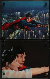1t1006 SUPERMAN 8 color 11x14 stills 1978 Christopher Reeve as the DC Comics superhero!
