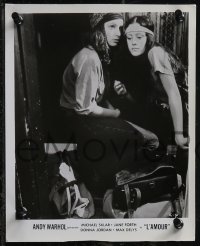 1t2399 ANDY WARHOL'S L'AMOUR 9 8x10 stills 1973 female American hippies in Paris want husbands!