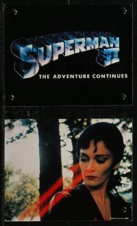 1t2421 SUPERMAN II 5 int'l color 8x10 stills 1981 Christopher Reeve as the DC Comics superhero!