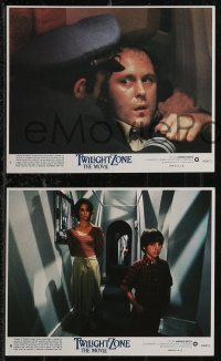 1t2487 TWILIGHT ZONE 7 8x10 mini LCs 1984 Joe Dante, Spielberg, Landis, from Rod Serling TV series!
