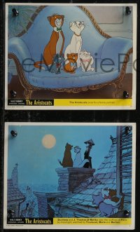 1t2094 ARISTOCATS 7 color English FOH LCs 1970 Walt Disney jazz musical cartoon, colorful images!