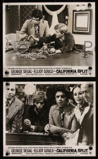 1t2106 CALIFORNIA SPLIT 4 English FOH LCs 1974 George Segal & Elliott Gould as pro poker players!