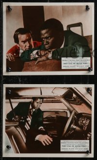 1t2077 THEY CALL ME MISTER TIBBS 5 color English FOH LCs 1970 Poitier, the Heat of the Night sequel!