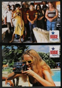 1t0188 BOOGIE NIGHTS 12 French LCs 1997 Burt Reynolds, Julianne Moore, Wahlberg as Dirk Diggler!