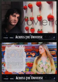 1t0256 ACROSS THE UNIVERSE 4 German LCs 2007 Evan Rachel Wood, romance to the music of the Beatles!