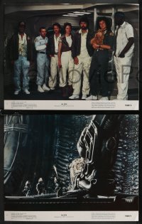 1t1003 ALIEN 8 color 11x14 stills 1979 Ridley Scott, Sigourney Weaver, Tom Skerritt, Stanton, Kotto!