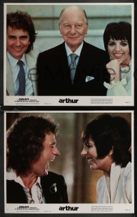 1t1382 ARTHUR 8 LCs 1981 wacky alcoholic Dudley Moore, Liza Minnelli, John Gielgud!