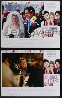 1t1387 BRIDGET JONES'S DIARY 8 LCs 2001 Hugh Grant, Colin Firth, Renee Zellweger in title role!
