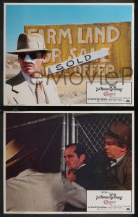 1t1393 CHINATOWN 8 LCs 1974 great images of Jack Nicholson in Roman Polanski film noir classic!