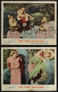 1t1518 TIME MACHINE 3 LCs 1961 H.G. Wells, Rod Taylor, Yvette Mimieux, cool sci-fi images!