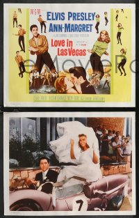 1t1476 VIVA LAS VEGAS 8 int'l LCs 1964 Elvis Presley dancing with sexy Ann-Margret, Love in Las Vegas!