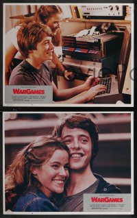 1t1478 WARGAMES 8 LCs 1983 teen Matthew Broderick plays video games to start World War III!