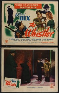 1t1480 WHISTLER 8 LCs 1944 William Castle murder mystery, a killer is caught in a blind alley!