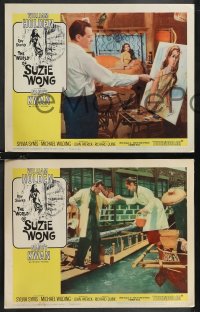 1t1484 WORLD OF SUZIE WONG 8 LCs 1960 great images of William Holden & sexy Nancy Kwan, Sylvia Syms!