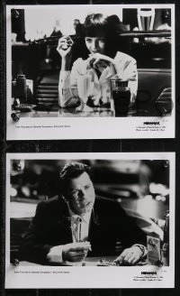 1t0048 PULP FICTION presskit w/ 13 stills 1994 Quentin Tarantino, Travolta, Jackson, Willis, Thurman