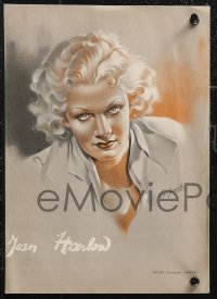 1t0039 FRENCH HOLLYWOOD PORTRAIT SET 3 9x13 French art prints 1933 Sergio Gargiulo art of MGM's best!