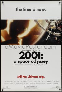 1w0756 2001: A SPACE ODYSSEY DS 1sh R2000 Stanley Kubrick, star child & art of space wheel!