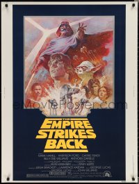 1w0134 EMPIRE STRIKES BACK 30x40 R1981 George Lucas sci-fi classic, cool artwork by Tom Jung!