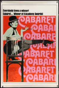 1w0057 CABARET 40x60 R1974 Liza Minnelli sings & dances in Nazi Germany, directed by Bob Fosse!