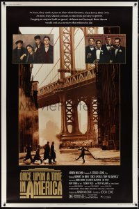 1w0066 ONCE UPON A TIME IN AMERICA 40x60 1984 De Niro, Woods, Sergio Leone, top cast old and young!