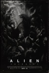 1w0765 ALIEN COVENANT style D advance DS 1sh 2017 Ridley Scott, Fassbender, incredible sci-fi image!