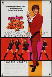 1w0776 AUSTIN POWERS: THE SPY WHO SHAGGED ME 1sh 1999 Mike Myers, super sexy Heather Graham!
