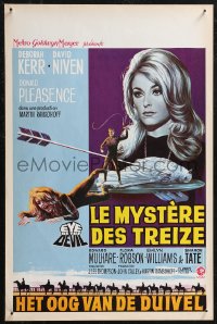 1w0361 EYE OF THE DEVIL Belgian 1967 Deborah Kerr, David Niven, Sharon Tate, mind-chilling terror!