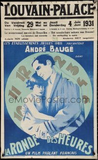 1w0364 LA RONDE DES HEURES pre-war Belgian 1931 Alexandre Ryder's Circle of Hours, ultra rare!