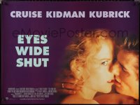 1w0402 EYES WIDE SHUT British quad 1999 Stanley Kubrick, romantic c/u of Tom Cruise & Nicole Kidman!
