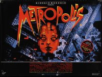 1w0413 METROPOLIS British quad R1984 Brigitte Helm as the gynoid Maria, The Machine Man!