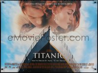 1w0426 TITANIC DS British quad 1997 DiCaprio, Kate Winslet, directed by James Cameron!