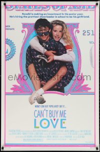 1w0828 CAN'T BUY ME LOVE 1sh 1987 Patrick Dempsey hires cheerleader to be his girlfriend