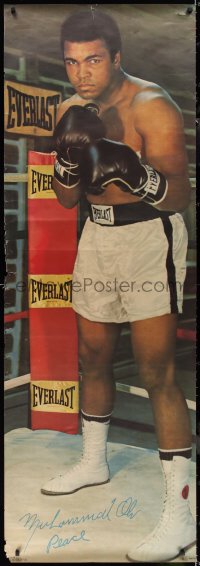 1w0023 MUHAMMAD ALI 24x70 commercial poster 1973 image of The Greatest heavyweight champion boxer!