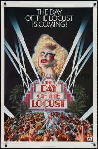 1w0857 DAY OF THE LOCUST teaser 1sh 1975 Schlesinger's version of West's novel, David Edward Byrd art