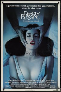 1w0860 DEADLY BLESSING 1sh 1981 Wes Craven, a gruesome secret protected for generations rises!