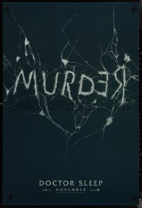 1w0867 DOCTOR SLEEP teaser DS 1sh 2019 Shining sequel, McGregor, Redrum/Murder in broken mirror!