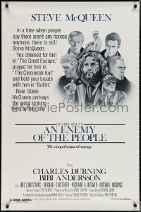 1w0882 ENEMY OF THE PEOPLE 1sh 1978 Steve McQueen, from the play by Henrik Ibsen!